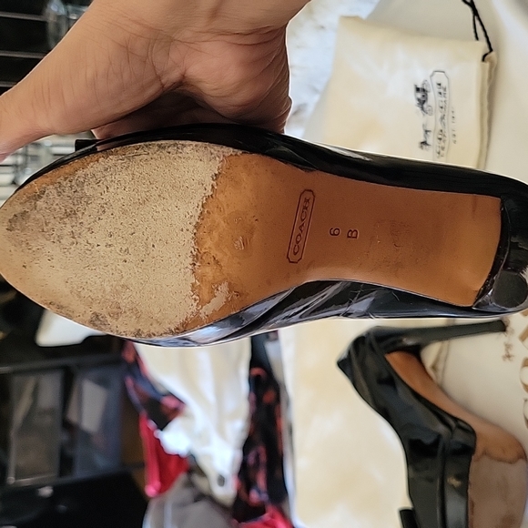 Coach Patent Stillettos - Picture 3 of 5